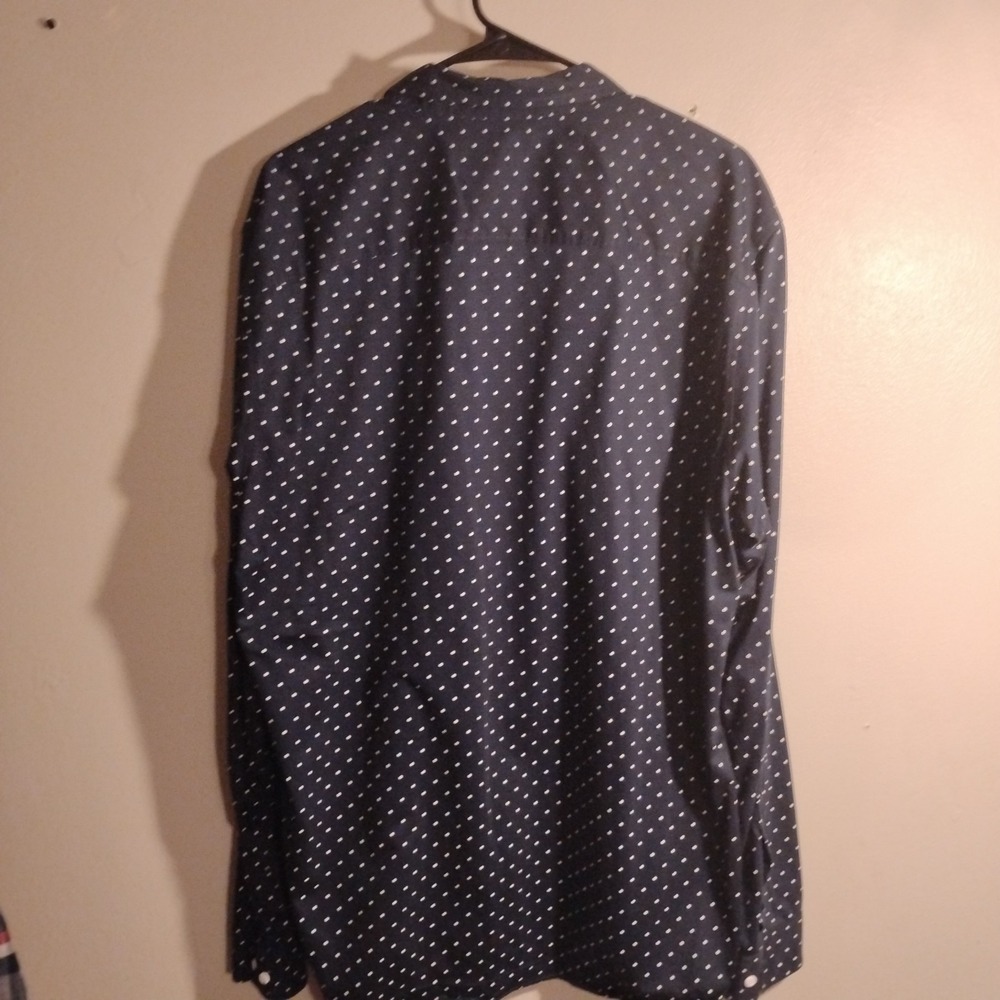 Artefact,Long Sleeve Shirt, Extra Large, Blue With Dots - Picture 8 of 9